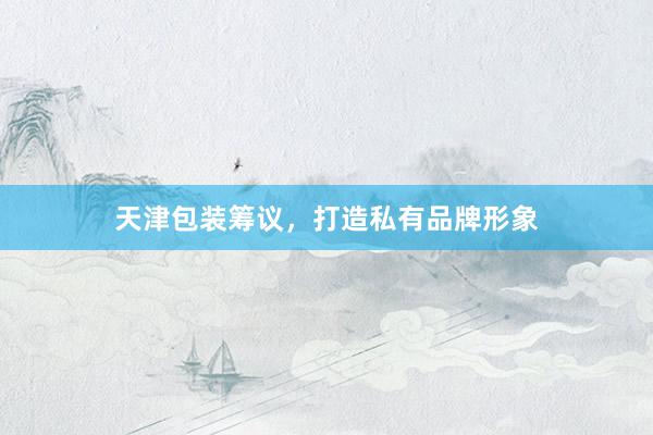 天津包装筹议，打造私有品牌形象
